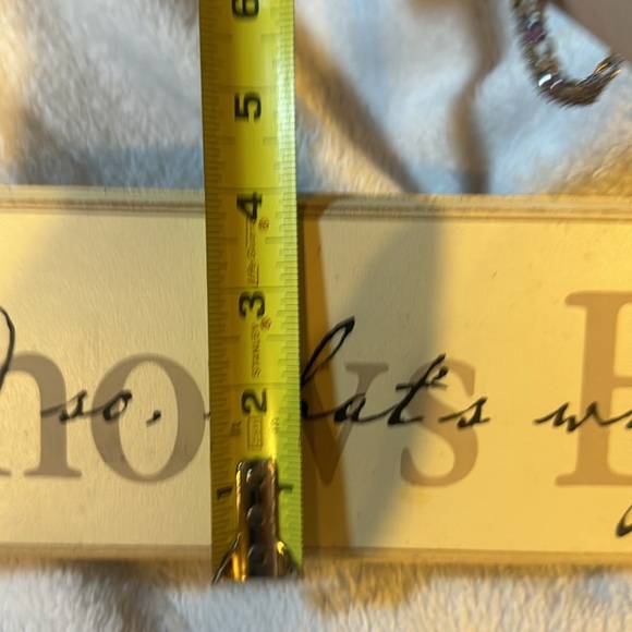 “Mother Knows Best”&”because I said so that’s why”layered over the top wood sign - Picture 6 of 10